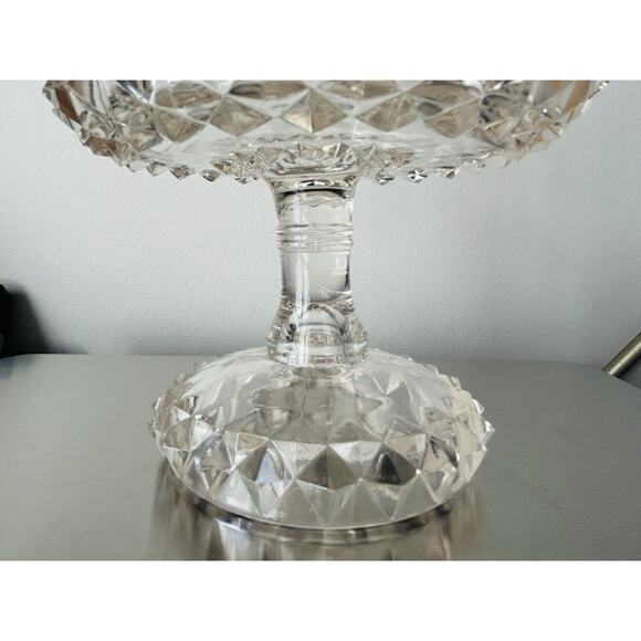 EAPG Bryce Bros Amazon Sawtooth Footed Compote Scallop Rim Early American 1890's - Picture 11 of 16